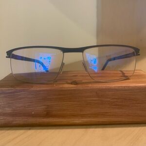 MYKITA RONAN COL 091 Matte Black 
Stainless Steel 53mm Rectangular Glasses